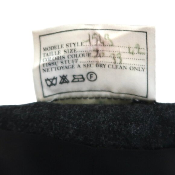 vtg 80s EMANUELLE KHANH wool jacket sz 42 US - Picture 5 of 7